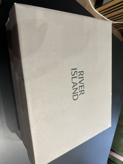 Мъжки Челси ботуши River Island – естествена кожа, размер 44 (UK 10)