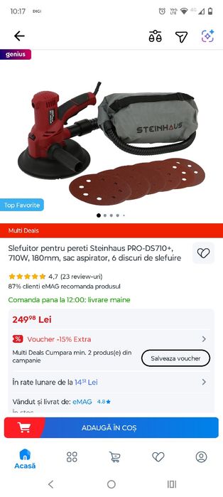 Mașină șlefuit Panzer 750w