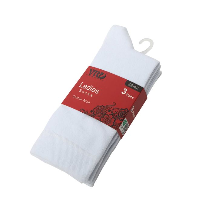 Органични дамски 3 броя чорапи без шев, с мека, не стягаща ластика