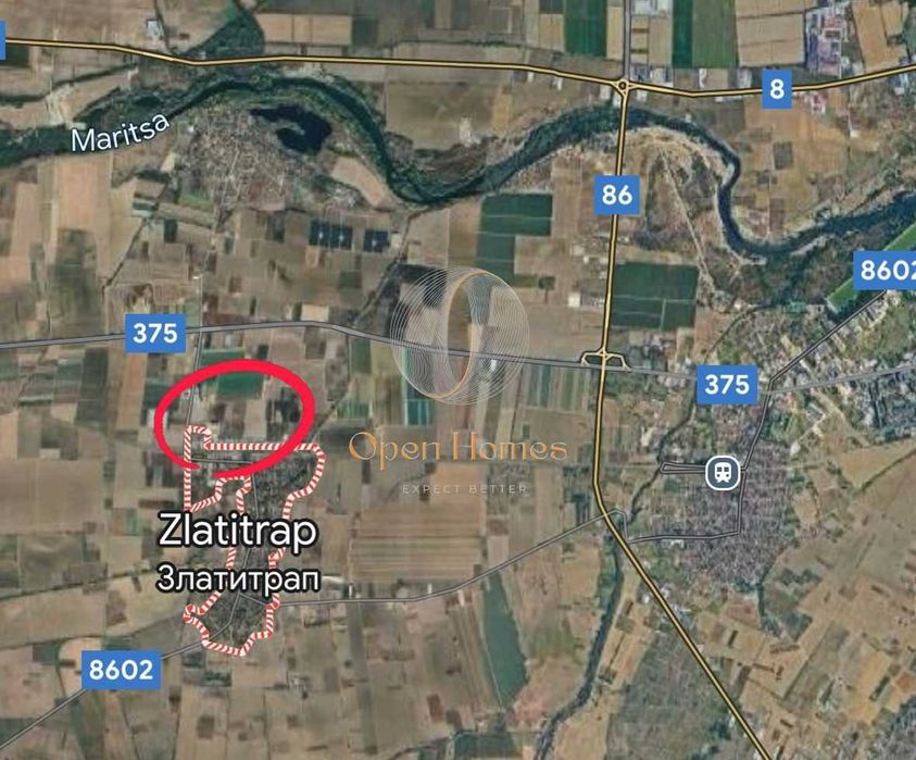 Продава се Земеделски имот в с. Златитрап, Област Пловдив -  кв.м за 28000 €/дка - Снимка #1