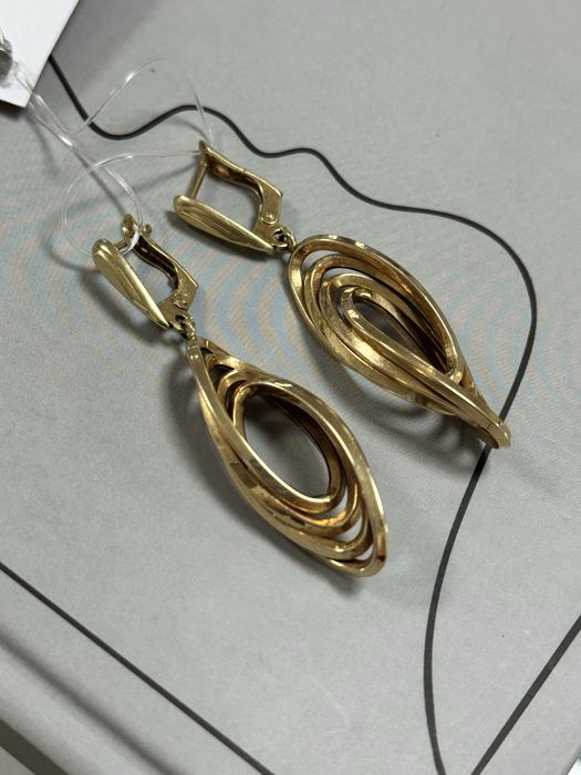 Золотые серьги /BARI BAR SHOP/ Рассрочка без процентов