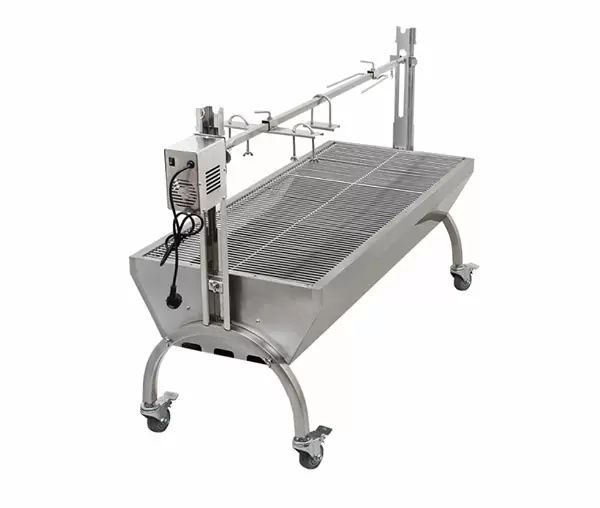 Grătar  PROFESIONAL cu  rotisor / proțap – NOU, SIGILAT