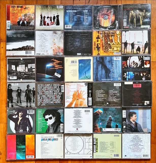Lot 2 CD orig rock: Letzte Instanz, Bon Jovi, Live, Creedence,Coldplay