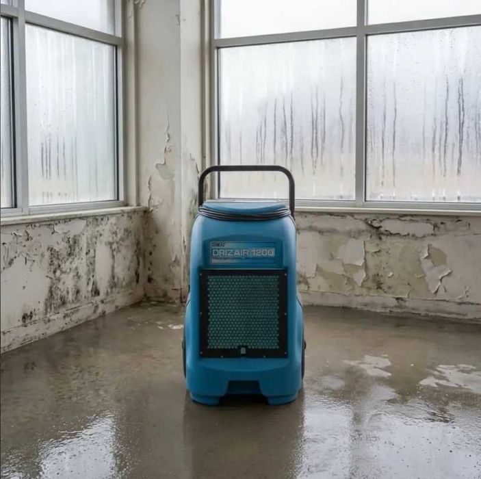 Dezumidificator industrial de inchiriat pentru uscare, inundatii, glet, sapa, beton, contructii, dezumidificare