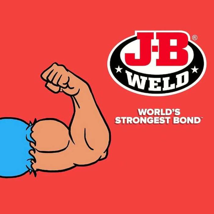 Най-здравото лепило в света JB WELD, ТЕЧНА СТОМАНА, Made in USA, Сила 5020 PSI за Метал Пластмаса Дърво Керамика и JB WATER WELD специално за течове