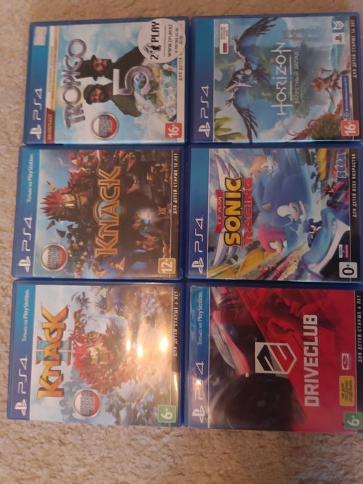 Диски playstation 4
