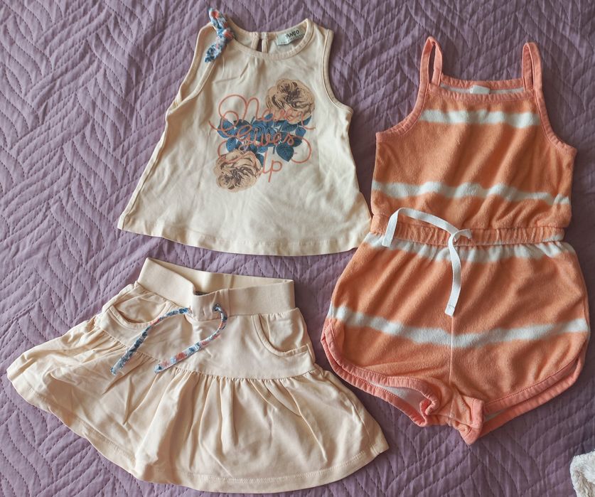 ЛОТ ИЗПОЛЗВАНИ  бебешки дрешки за момиче р-р 86(12-18м.)