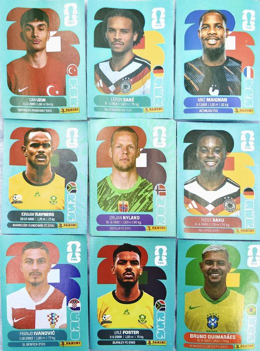 Наклейки Panini World cup 2026 обмен