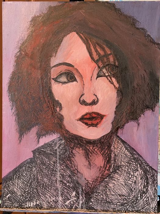 Картина гуашью