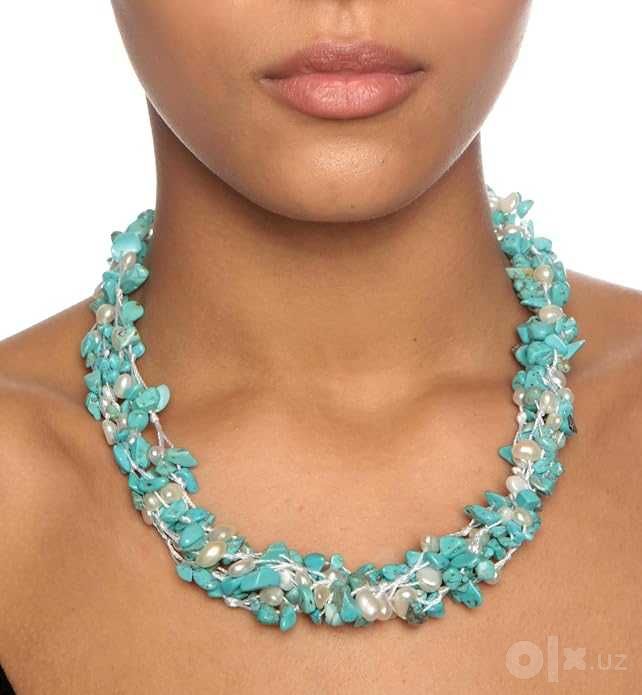 Ожерелье Gemstone & Freshwater Cultured Pearl Necklace