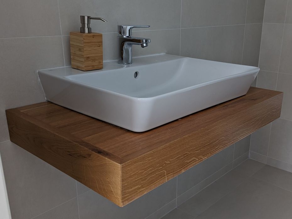 Lavoar / chiuveta baie Ideal Standard Connect Air Cube 60x46 cm, alb