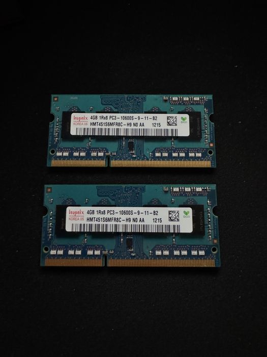 Ram ddr 3 laptop 1333mhz 2x4gb