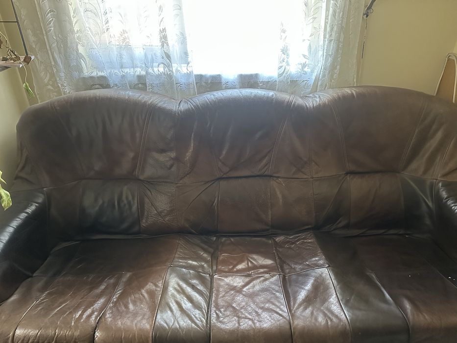 Холова гарнитура естествена кожа