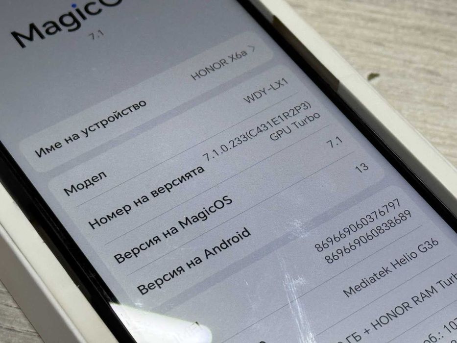 HONOR X6a 128GB 4GB RAM Dual