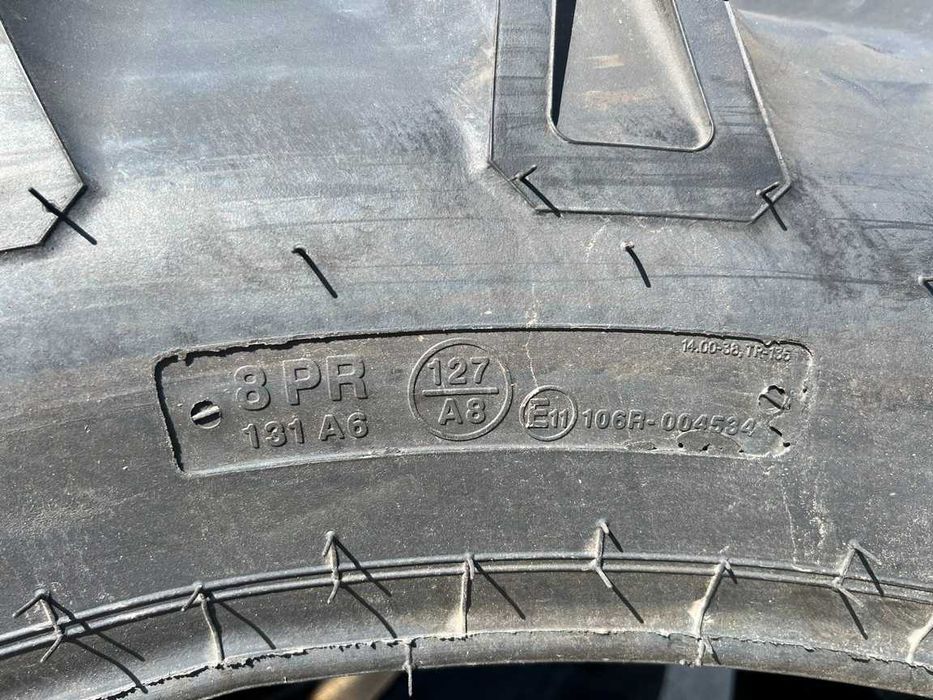 14.00-38 cauciucuri noi marca BKT cu 8 pliuri