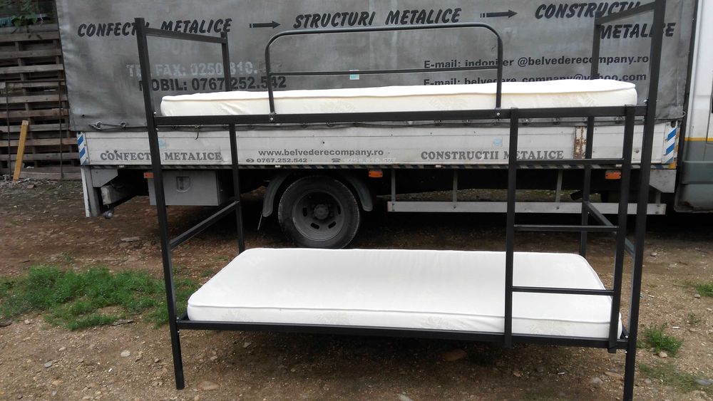 Paturi Metalice Suprapuse BEL-10 | Livrare Rapidă | Producător Direct
