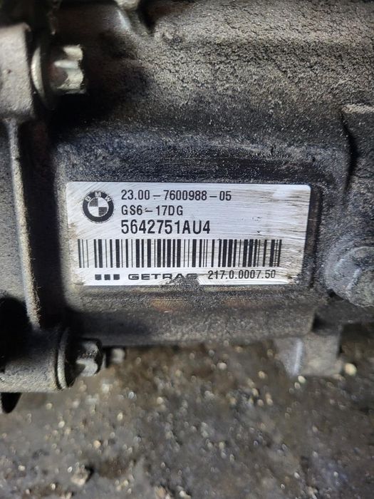 Cutie De Viteze Manuala 6 Trepte Bmw 1 Ii F20 2010 -> 2.0 116 D N47 D20 C Gs6-17Dg