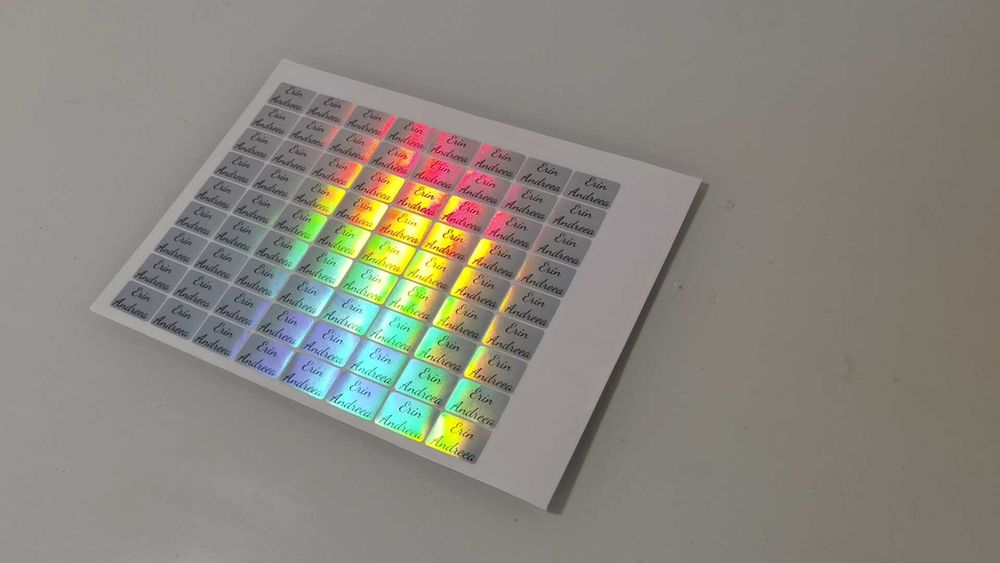 Etichete cu Nume Personalizate