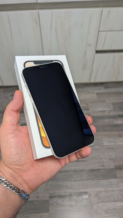 iPhone 12 White / Alb – Impecabil, Cutie Originală, Baterie 88% Husă+folie cadou