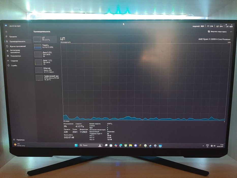 Пк 2060 ,р3 3300, 16 оперативки
