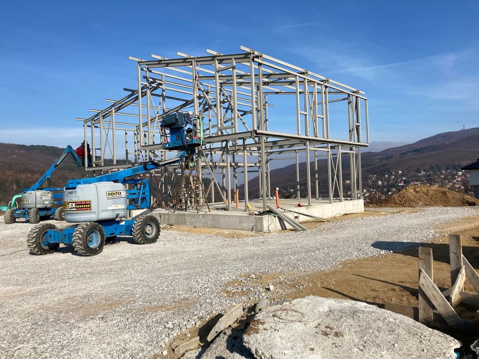 Метални конструкции, метални къщи, термопанели