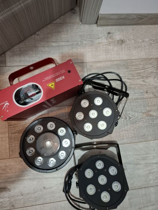 Lumini disco laser par led