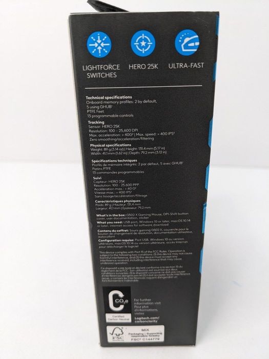 Нова геймърска мишка Logitech G502 Hero