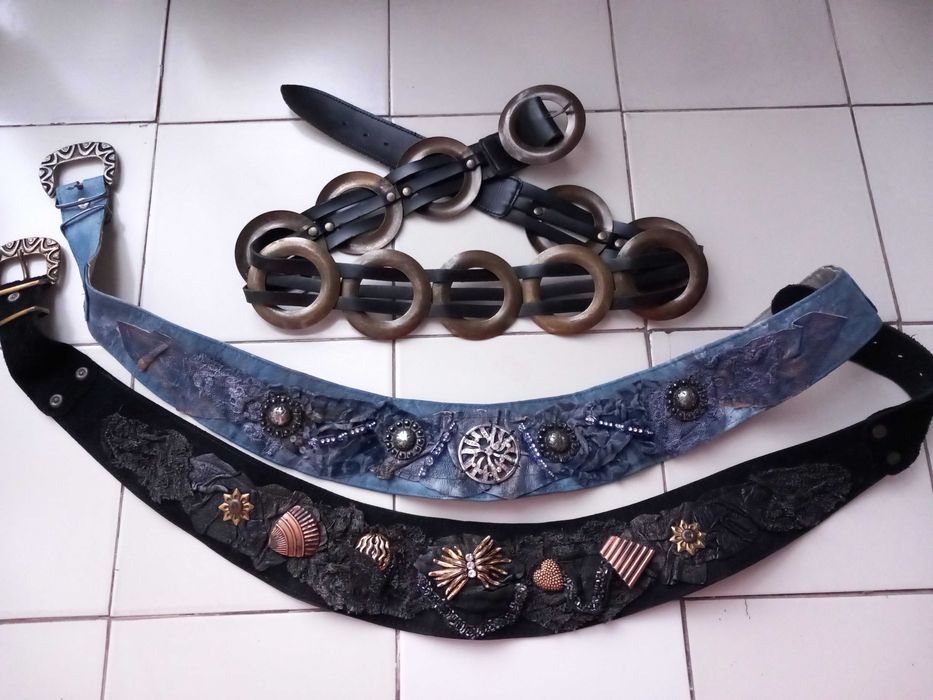 Дизайнерски кожен колан Италия