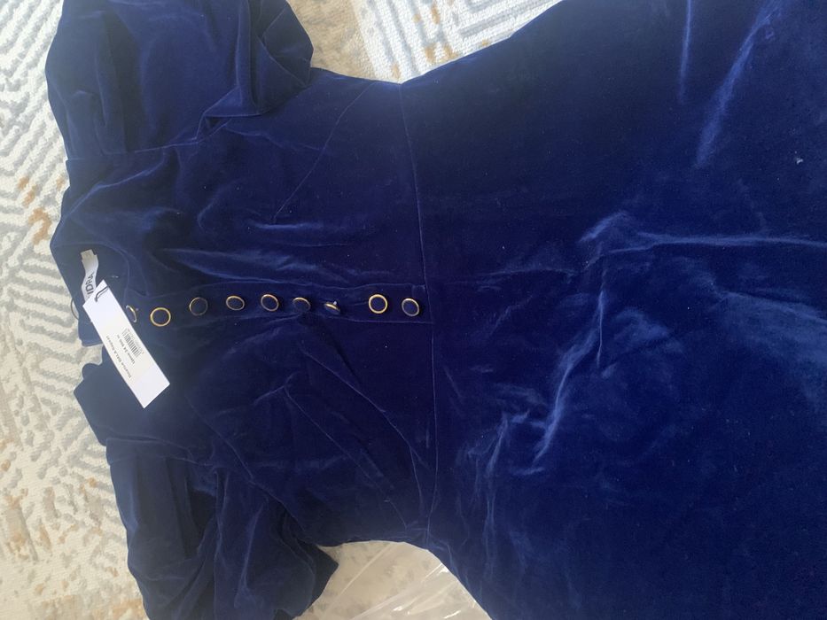 бархатное мини платье размер м