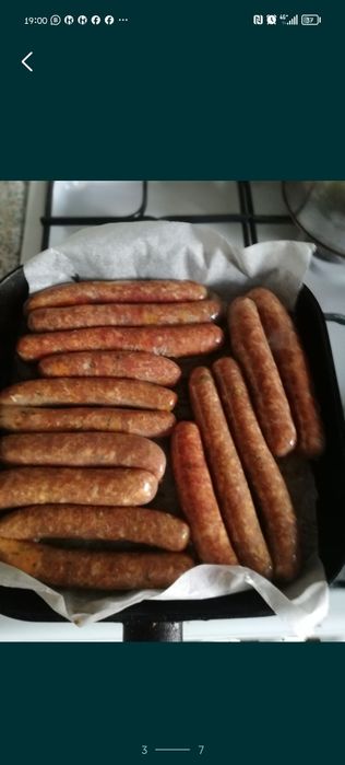 Колбаски гриль в натуральной оболочке