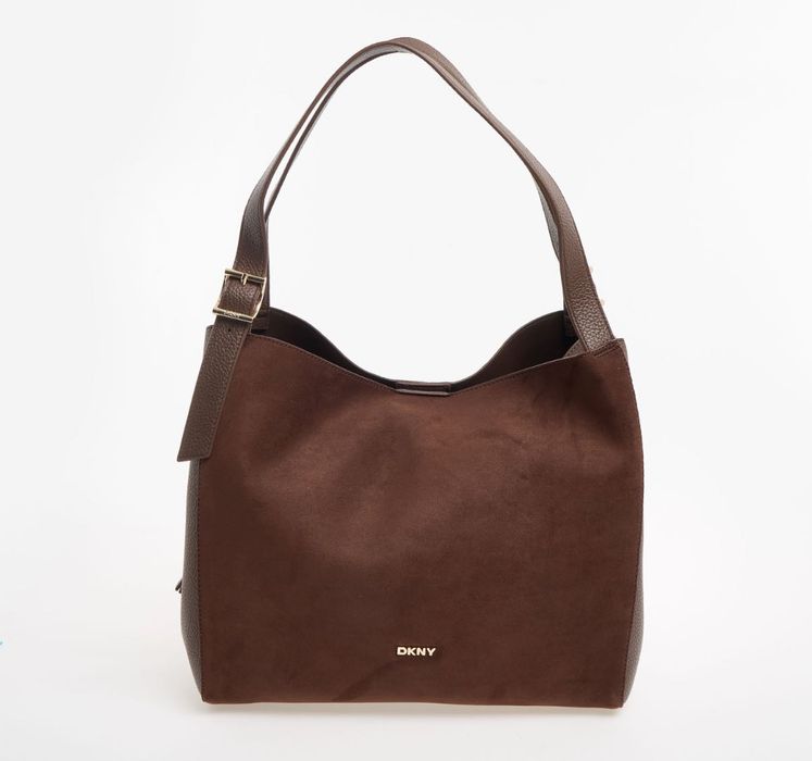 DKNY Chocolate Miller Triple Compartment Tote Bag