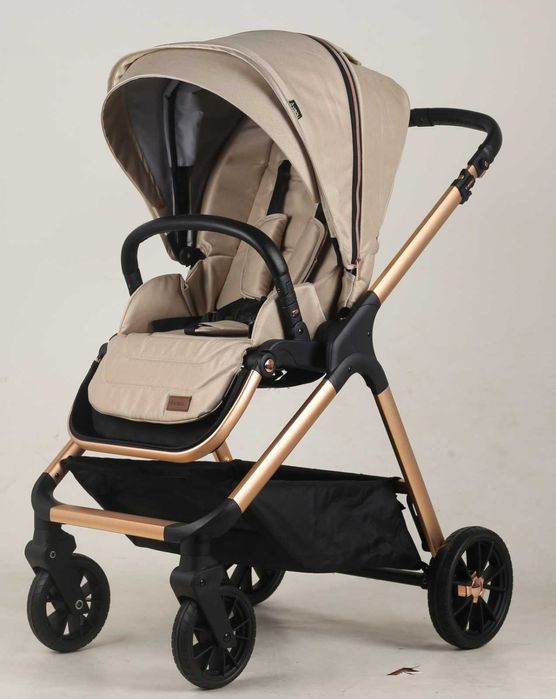 Carucior pentru Copii 3 in 1 All in One Visoli Gold