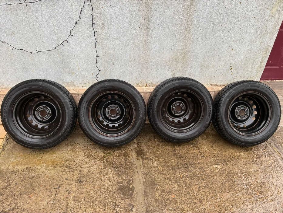 De Vanzare Jante Tabla+Anvelope M+S in stare Buna Aveo 2008