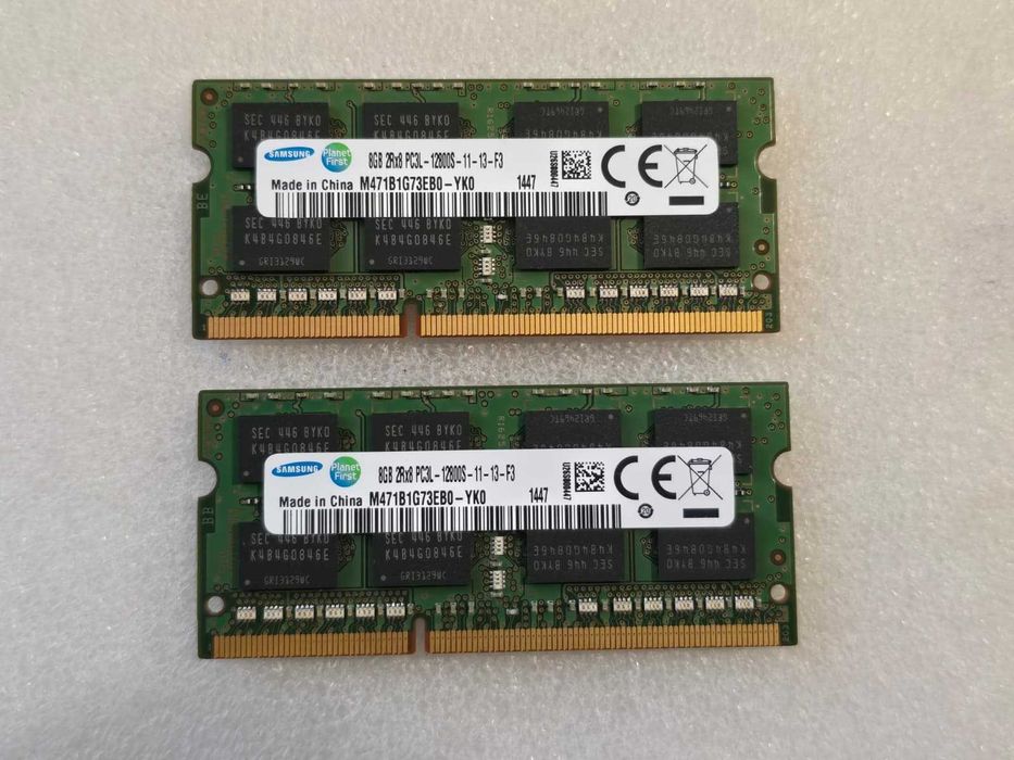 Kit Memorie RAM Laptop Samsung 16GB (2x8GB) DDR3L 1600MHz PC3L-12800S CL11