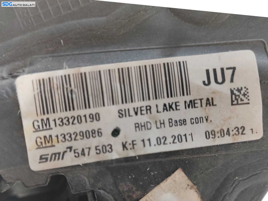 Oglinda Electrica Stanga Fara Pliere Rabatare Opel Insignia A 2008 - 2015 Culoare Z176 [L6339]