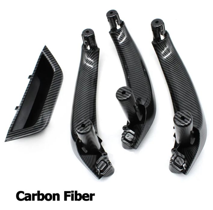 Set manere interioare fibra carbon sofer pasager Bmw X3 X4 F25 F26