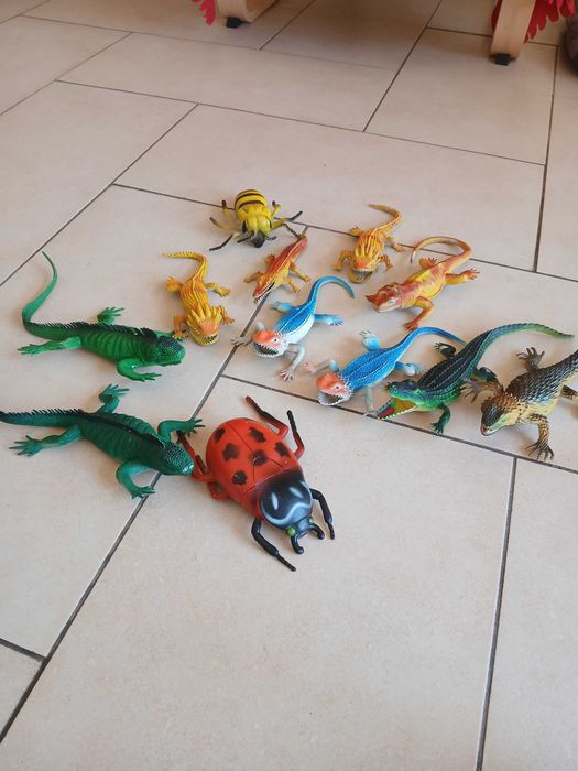 Soparle si insecte, set 12 bucati