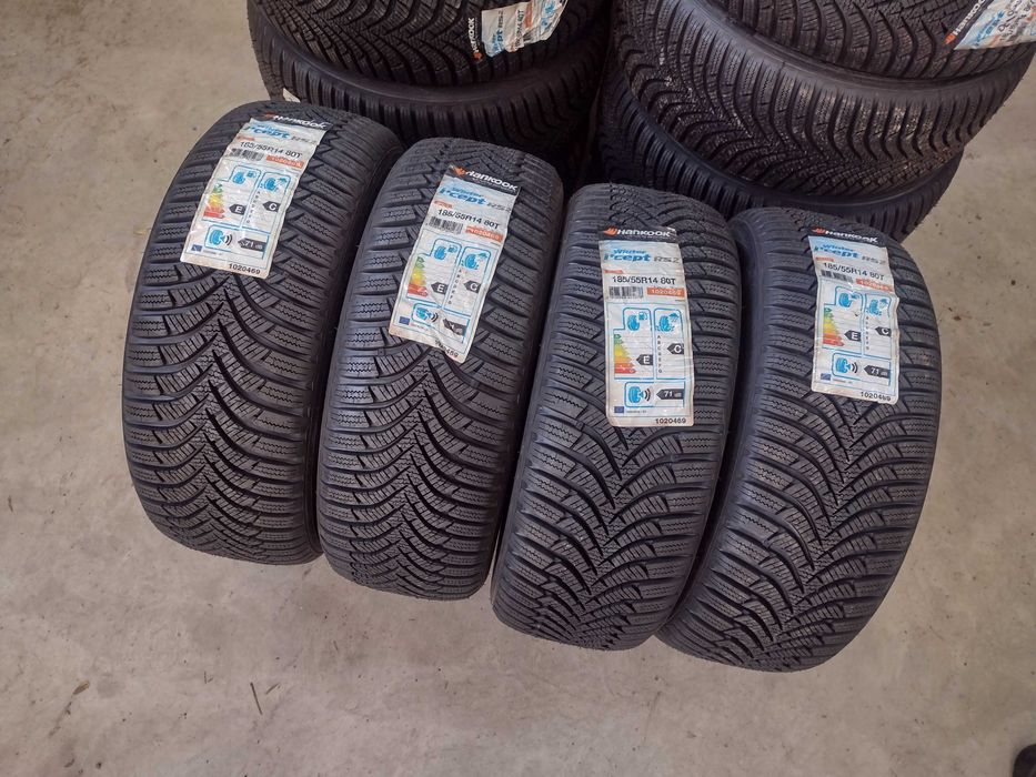 4бр.нови зимни Hankook 185 55 14 dot4318 цената е за брой!