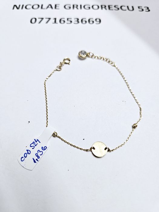 Vand bratara din aur 14 k 1.83 g cod 524