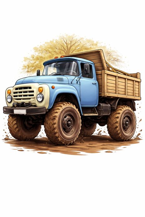 ЗИЛ • ДОСТАВКА СЫРЬЯ • Вывоз мусора