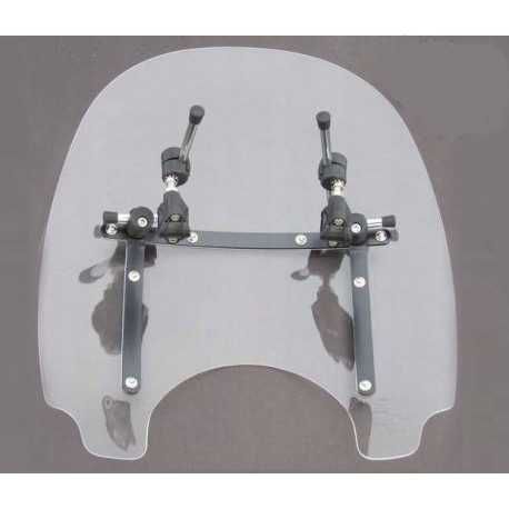 Parbriz/deflector moto universal chopper/cruiser/bobber varianta Large