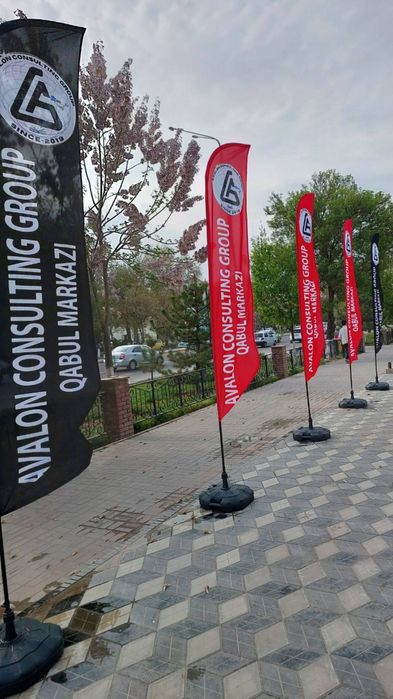 Parus bayroqlar, flag parus 1 kunda