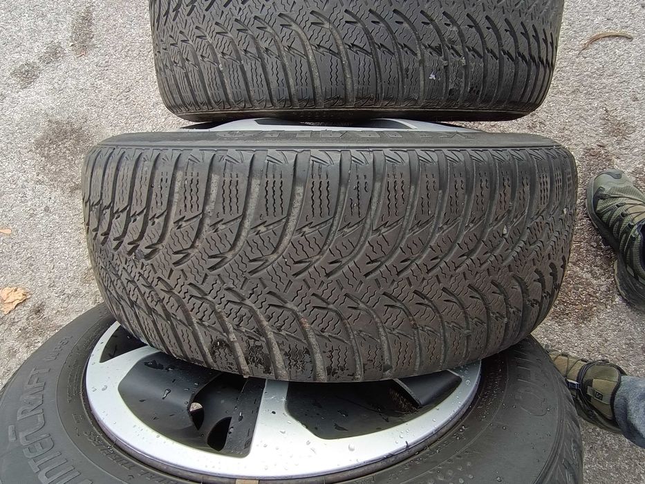 Зимни гуми 205/55/16 KUMHO M+S , DOT :2920, с джанти от Мерцедес