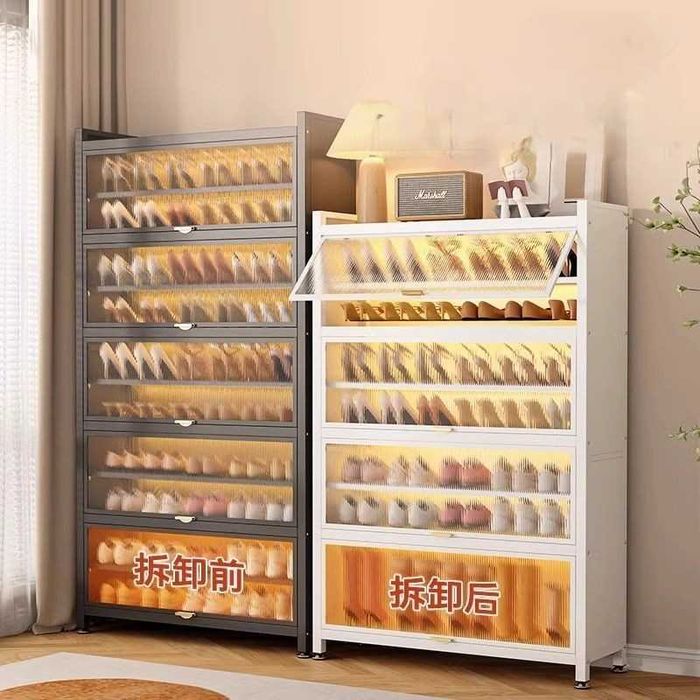 Пылезащитный ПВХ шкаф/сдвижные дверцы/для чисто прихожей