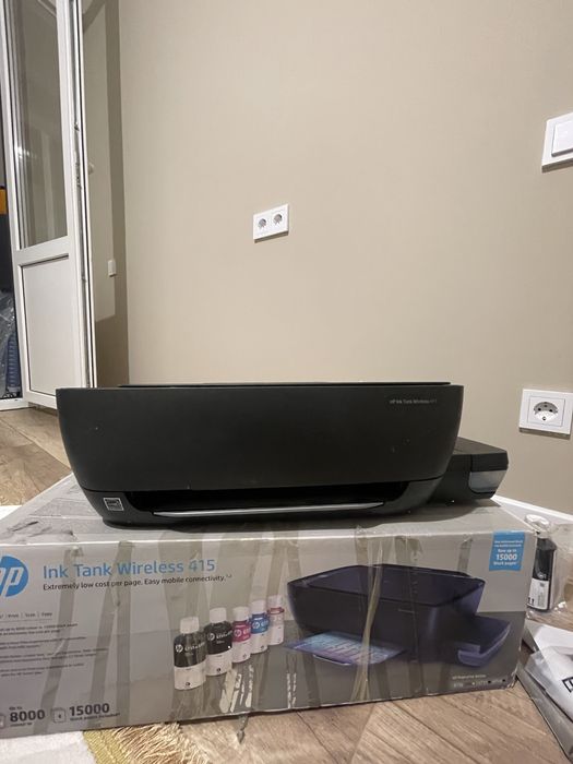 Принтер почти новый hp ink wireless 415