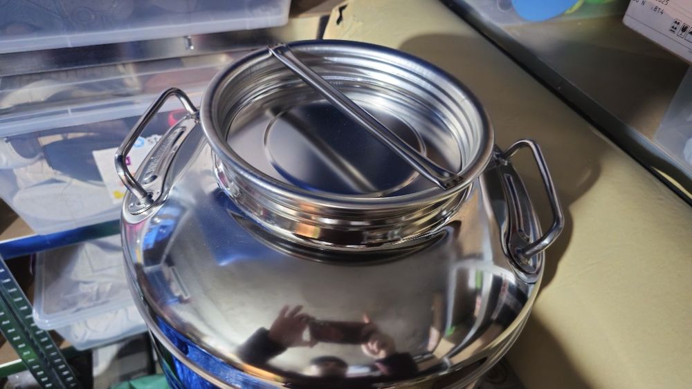 Bidon din inox alimentar Sansone model Europa 30L