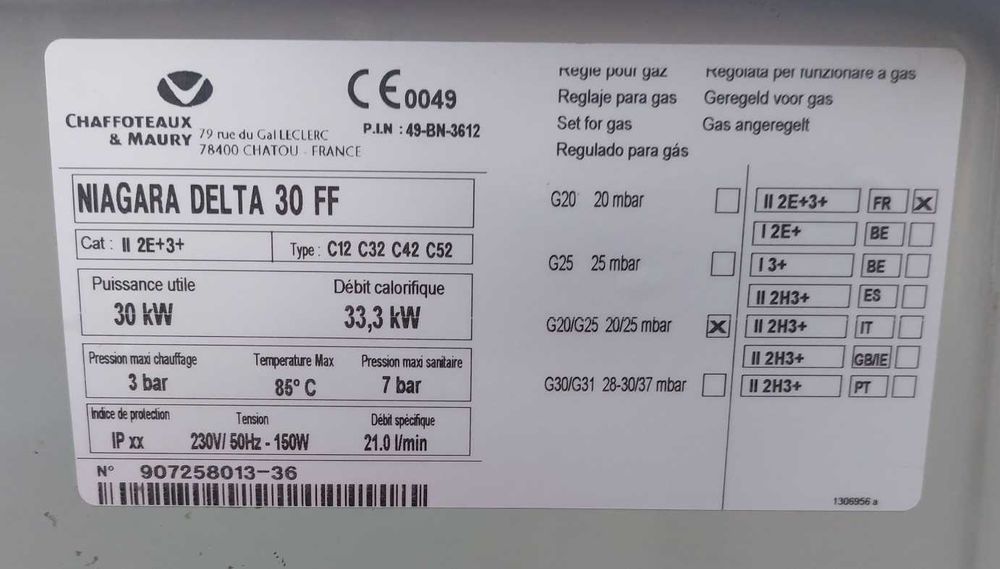 Dezmembrez Chaffoteax &Maury Niagara Delta 30 FF