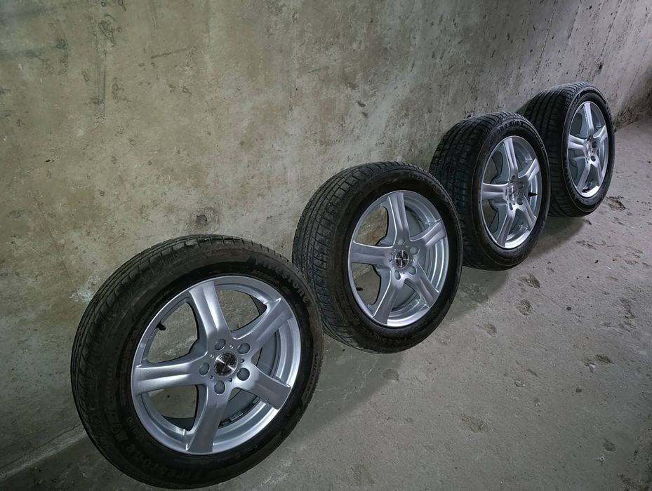 Джанти с гуми 16, 5х112 с централен отвор 57.1