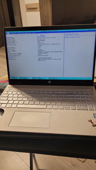 Compo nente HP Pavilion 15-ck050nz i5 8250u 8th Gen