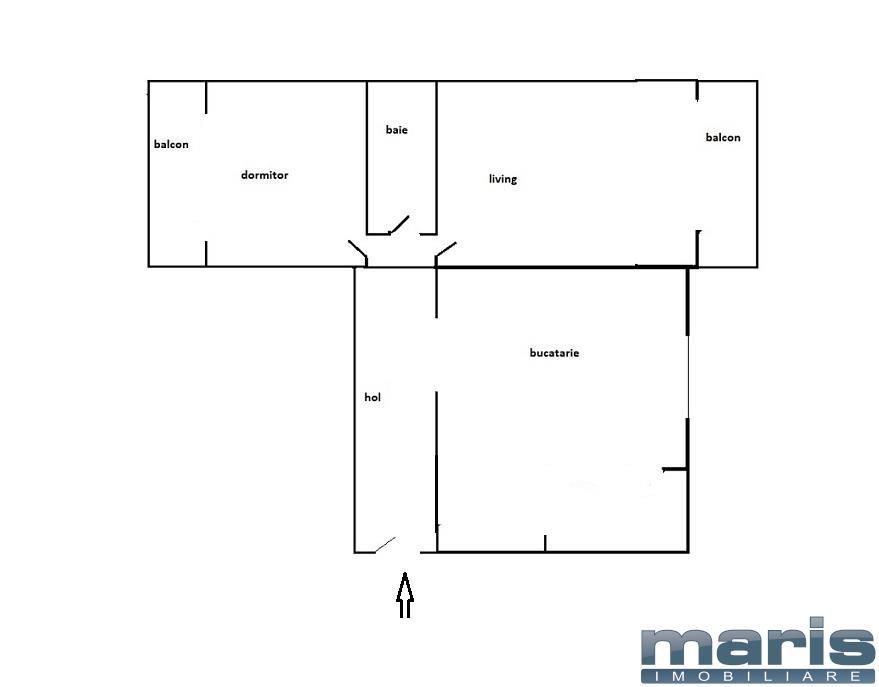 Apartament 2 camere Tudor etaj 3 zona Diamant